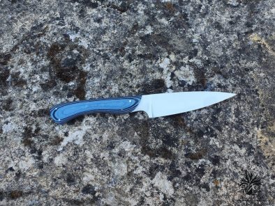 Le Pique-Bouffigue <br>Manche en paperstone bleu marine et noir – Image 7