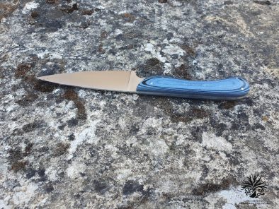 Le Pique-Bouffigue <br>Manche en paperstone bleu marine et noir – Image 5
