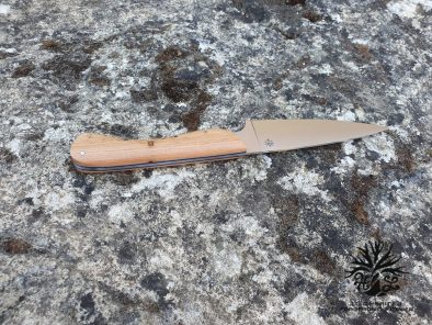 Le Pique-Bouffigue <br>Manche en bois de Cade du Luberon<br> intercalaires bleu marine – Image 4
