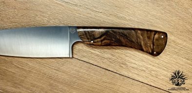 Couteau de chef et son manche en bois Noyer de Provence – Image 4