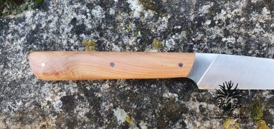Couteau de table <Br> Couteau artisanal-Lame inoxydable <Br> Manche Bois de Cade du Luberon – Image 4
