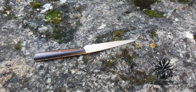 Couteau de table <Br> Couteau artisanal-Lame inoxydable <Br> Manche en micarta rouille – Image 5