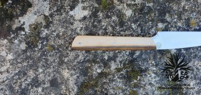 Couteau de table <Br> Couteau artisanal-Lame inoxydable <Br> Manche en Pistachier du Luberon – Image 5