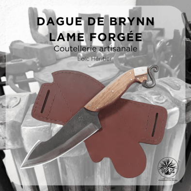 Dague de chasse "Brynn" en acier 90MCV8 forgé