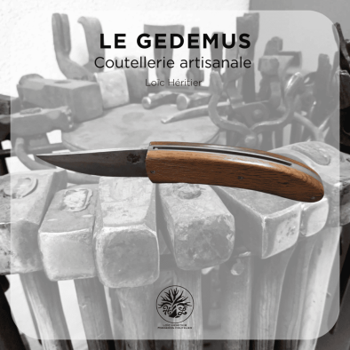 Couteau pliant système liner-lock <br>acier C130 - plaquettes en tonneau de vin – Image 5